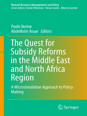 cover image of The Quest for Subsidy Reforms in the Middle East and North Africa Region